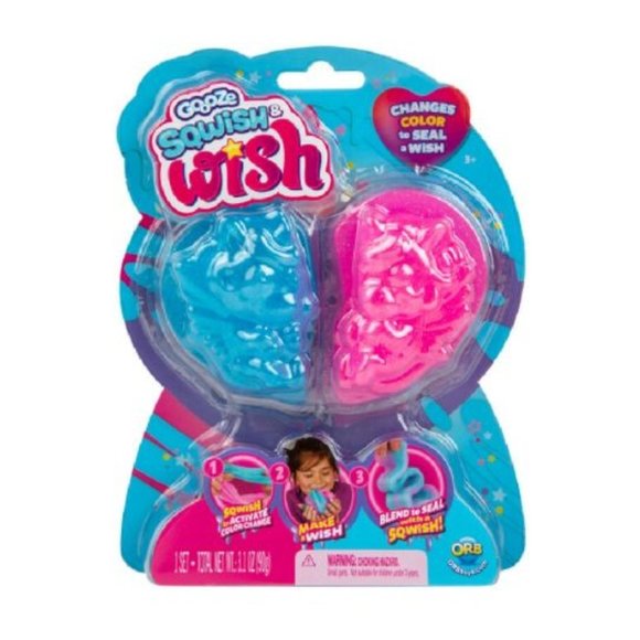 Lot of 2 Orb Toys Gooze Squish Wish Unicorn Slime - Changes Color Seals a Wish - Picture 2 of 4